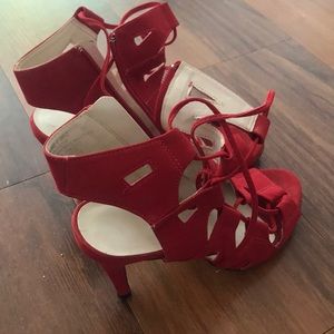 Gorgeous Rock and Republic Asymmetrical Heels